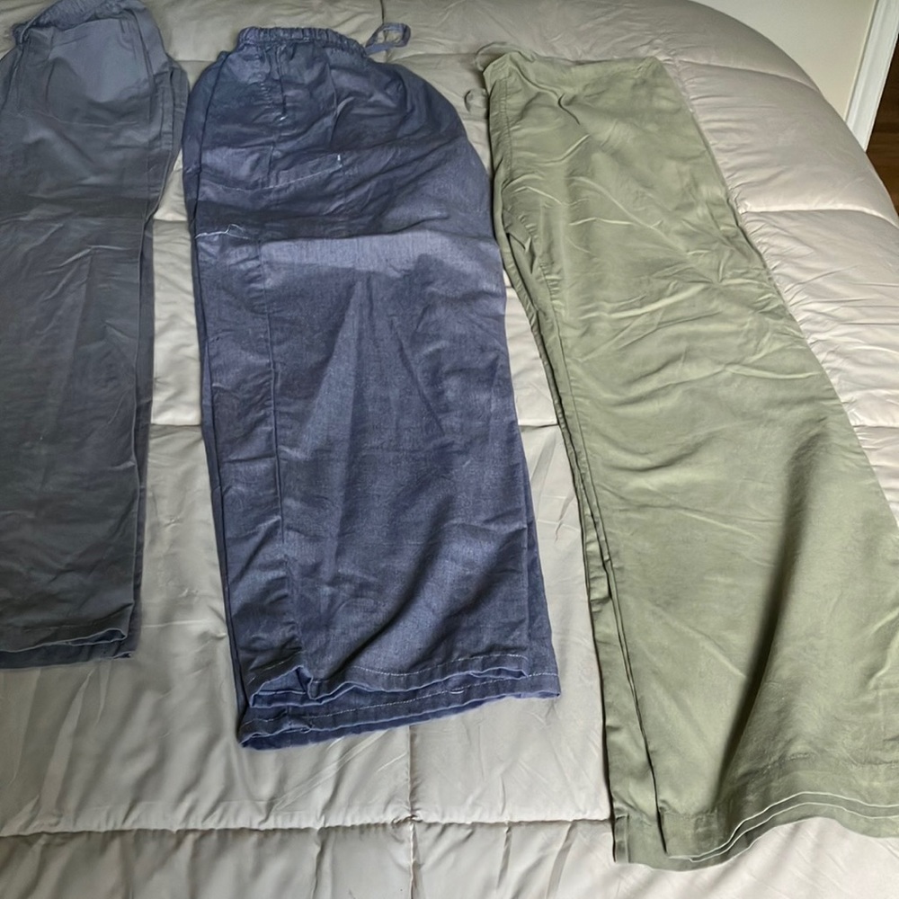 Medium and small size scrubs various brands tops $5 pants $7